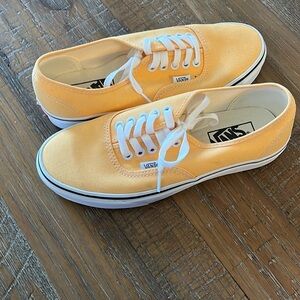 Vans Women's Bright Yellow Lace-Up Sneakers